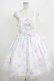 画像1: Angelic Pretty / Fluffy Puff Bunnyジャンパースカート Free オフ H-25-08-20-008-AP-OP-NS-ZH (1)