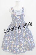 Angelic Pretty / Happy Park Carnivalジャンパースカート Free ネイビー H-25-08-20-009-AP-OP-NS-ZH