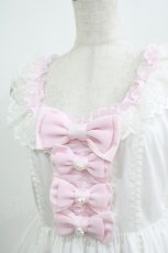 画像4: Angelic Pretty / Powder Heartジャンパースカート Free オフ/ピンク H-25-08-20-001-AP-OP-NS-ZH (4)