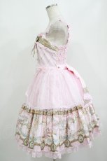 画像2: Angelic Pretty / Day Dream Carnivalティアードジャンパースカート Free ピンク H-25-08-20-011-AP-OP-NS-ZH (2)