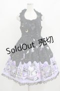 Angelic Pretty / Magical Milk Catsジャンパースカート Free ブラック H-25-08-20-002-AP-OP-NS-ZH