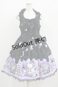 Angelic Pretty / Magical Milk Catsジャンパースカート Free ブラック H-25-08-20-002-AP-OP-NS-ZH
