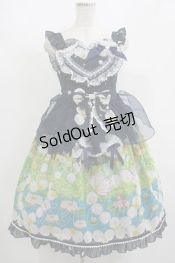 画像1: BABY,THE STARS SHINE BRIGHT / Thumbelina Fairy Tale〜未来への旅立ち〜柄ペタルエプロンジャンパースカート Free ネイビー H-25-08-20-012-BA-OP-NS-ZH
