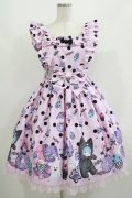 Angelic Pretty / Happy Treat Partyジャンパースカート Free ピンク H-25-08-20-016-AP-OP-NS-ZH