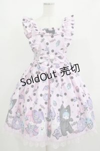 Angelic Pretty / Happy Treat Partyジャンパースカート Free ピンク H-25-08-20-016-AP-OP-NS-ZH