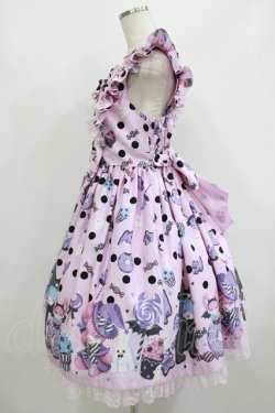 画像2: Angelic Pretty / Happy Treat Partyジャンパースカート Free ピンク H-25-08-20-016-AP-OP-NS-ZH