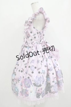 画像2: Angelic Pretty / Happy Treat Partyジャンパースカート Free ピンク H-25-08-20-016-AP-OP-NS-ZH