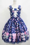 Angelic Pretty / Candy Ornamentジャンパースカート Free ネイビー H-25-08-20-017-AP-OP-NS-ZH