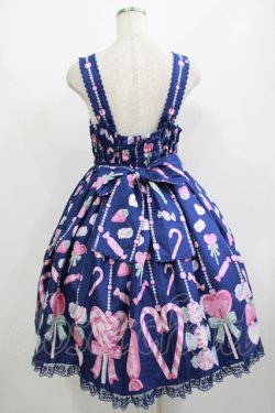 画像3: Angelic Pretty / Candy Ornamentジャンパースカート Free ネイビー H-25-08-20-017-AP-OP-NS-ZH