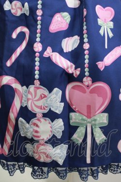 画像4: Angelic Pretty / Candy Ornamentジャンパースカート Free ネイビー H-25-08-20-017-AP-OP-NS-ZH