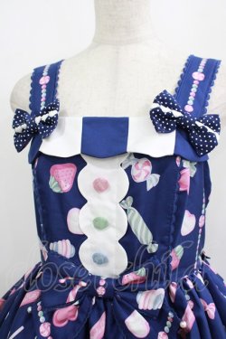 画像5: Angelic Pretty / Candy Ornamentジャンパースカート Free ネイビー H-25-08-20-017-AP-OP-NS-ZH