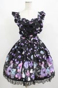Angelic Pretty / Happy Treat Party Cafeスカート Free ブラック H-25-08-20-018-AP-SK-NS-ZH