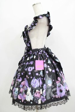 画像2: Angelic Pretty / Happy Treat Party Cafeスカート Free ブラック H-25-08-20-018-AP-SK-NS-ZH