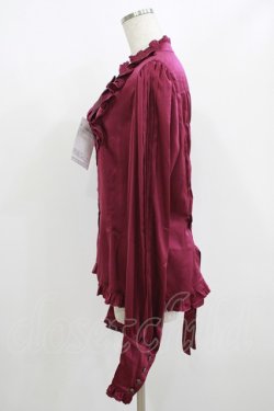 画像2: Angelic Pretty / 【プラスサイズ】スタンドカラーヨークビショップスリーブブラウス プラスサイズ パープル H-25-08-20-021-AP-OP-NS-ZH