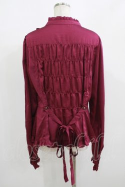 画像3: Angelic Pretty / 【プラスサイズ】スタンドカラーヨークビショップスリーブブラウス プラスサイズ パープル H-25-08-20-021-AP-OP-NS-ZH