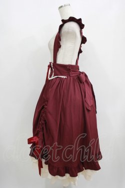 画像2: Amavel / Classique Dolly Ribbonレイヤードロングスカート Free ボルドー H-25-08-21-003-CA-SK-NS-ZH