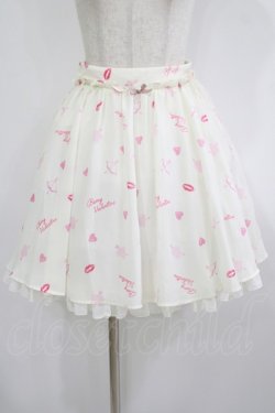 画像1: Ank Rouge / Beauty Valentineスカート M オフ H-25-08-21-029-CA-SK-NS-ZH