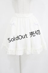 Ank Rouge / ハートポッケフリルスカート M オフ H-25-08-21-031-CA-SK-NS-ZH
