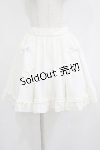 Ank Rouge / ハートポッケフリルスカート M オフ H-25-08-21-031-CA-SK-NS-ZH
