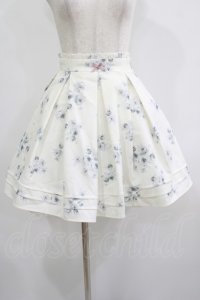 Ank Rouge / 花柄スカート M オフ H-25-08-21-032-CA-SK-NS-ZH