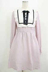 Ank Rouge / ヨーク切替ワンピース M ピンク H-25-08-21-037-CA-OP-NS-ZH