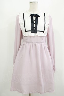 画像1: Ank Rouge / ヨーク切替ワンピース M ピンク H-25-08-21-037-CA-OP-NS-ZH