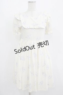 画像1: Ank Rouge / Catプリントワンピース M アイボリー H-25-08-21-038-CA-OP-NS-ZH