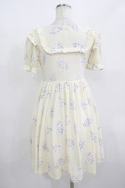 画像3: Ank Rouge / Catプリントワンピース M アイボリー H-25-08-21-038-CA-OP-NS-ZH