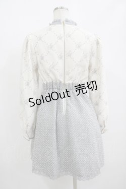 画像3: Swankiss / TS S/K docking O/P　ワンピース Free オフ/ブルーグレー H-25-08-21-042-CA-OP-NS-ZH