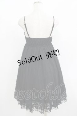 画像3: axes femme POETIQUE / レーシーキャミワンピース M ブラック H-25-08-21-045-AX-OP-NS-ZH