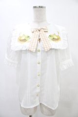 Amavel / Fruits Panierブラウス Free オフ/イエロー H-25-08-21-1042-CA-BL-NS-ZH