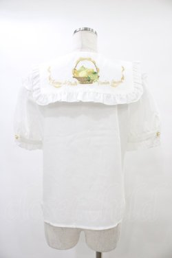 画像2: Amavel / Fruits Panierブラウス Free オフ/イエロー H-25-08-21-1042-CA-BL-NS-ZH