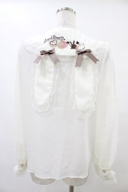 画像2: Amavel / AnimalDonutsうさみみブラウス Free オフ H-25-08-21-1044-CA-BL-NS-ZH