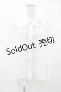 Ank Rouge / マイスウィートピアノコラボブラウス M オフ H-25-08-21-1045-CA-BL-NS-ZH