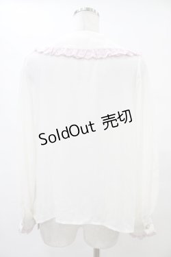 画像2: Ank Rouge / マイスウィートピアノコラボブラウス M オフ H-25-08-21-1045-CA-BL-NS-ZH