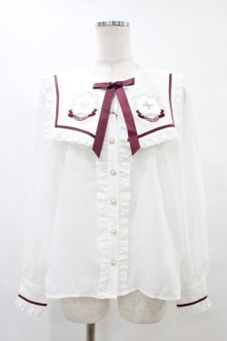 画像1: Amavel / Infirmiere Classiqueブラウス Free オフ H-25-08-21-1046-CA-BL-NS-ZH