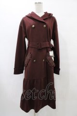 axes femme / ティアードコーディガン M ワイン H-25-08-21-1060-AX-JA-NS-ZH