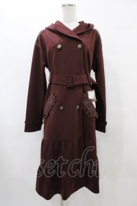 axes femme / ティアードコーディガン M ワイン H-25-08-21-1060-AX-JA-NS-ZH
