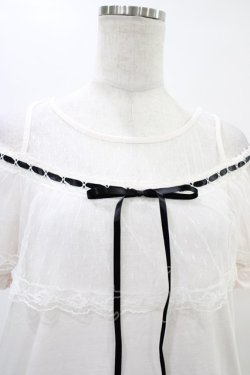 画像3: Ank Rouge / チュール切り替え肩開きワンピース M ピンク H-25-08-21-1009-CA-OP-NS-ZH