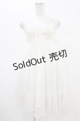axes femme POETIQUE / レーシーキャミワンピース M 生成り H-25-08-21-1010-AX-OP-NS-ZH