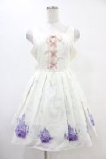 Ank Rouge / DreamingCastleリボンスピンドルジャンパースカート M オフ H-25-08-21-1011-CA-OP-NS-ZH
