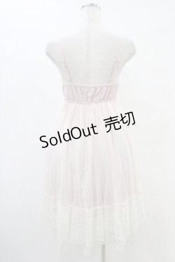 画像2: axes femme POETIQUE / レーシーキャミワンピース M ピンク H-25-08-21-1015-AX-OP-NS-ZH
