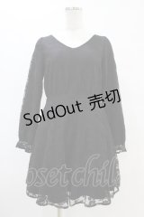 Ank Rouge / レースワンピース M ブラック H-25-08-21-1002-CA-OP-NS-ZH
