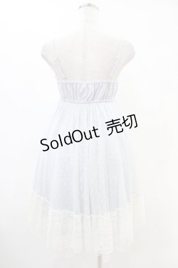 画像2: axes femme POETIQUE / レーシーキャミワンピース M サックス H-25-08-21-1023-AX-OP-NS-ZH