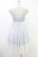 画像2: axes femme POETIQUE / レーシーキャミワンピース M サックス H-25-08-21-1023-AX-OP-NS-ZH (2)