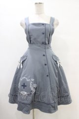 Amavel / Infirmiere Classiqueエプロンスカート(ミドル) Free サックス H-25-08-21-1026-CA-SK-NS-ZH