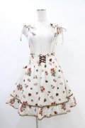 Honey Cinnamon / いちごチョコスカート Free アイボリー H-25-08-21-1031-LO-SK-NS-ZH