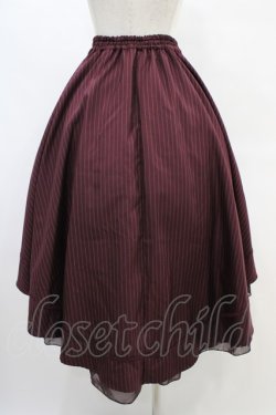 画像2: axes femme / ベルト付フィッシュテールスカート M ボルドー H-25-08-21-1033-AX-SK-NS-ZH