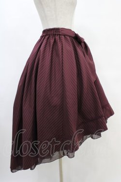 画像3: axes femme / ベルト付フィッシュテールスカート M ボルドー H-25-08-21-1033-AX-SK-NS-ZH