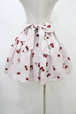 画像2: Ank Rouge / ハートロゴチェリースカート M ピンク H-25-08-21-1036-CA-SK-NS-ZH